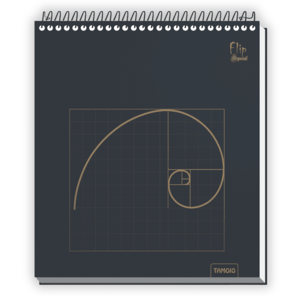 Caderno com Espiral Vertical Flip Special Tamoio - #3