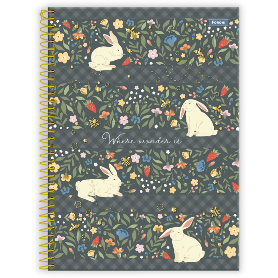 Caderno com Espiral Universitário Milly 1 Matéria Foroni - #1