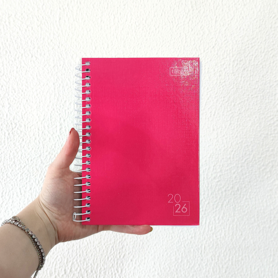 Agenda Executiva Espiral Diária Colorida Spice 2026 Tilibra - #14