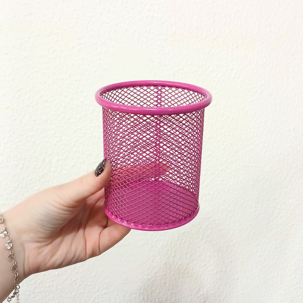 Porta Canetas Aramado Rosa OR5104 BRW - #2