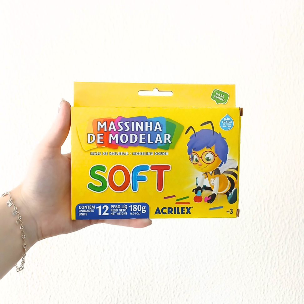 Massinha de Modelar Soft 12 Cores 180g Acrilex - #2
