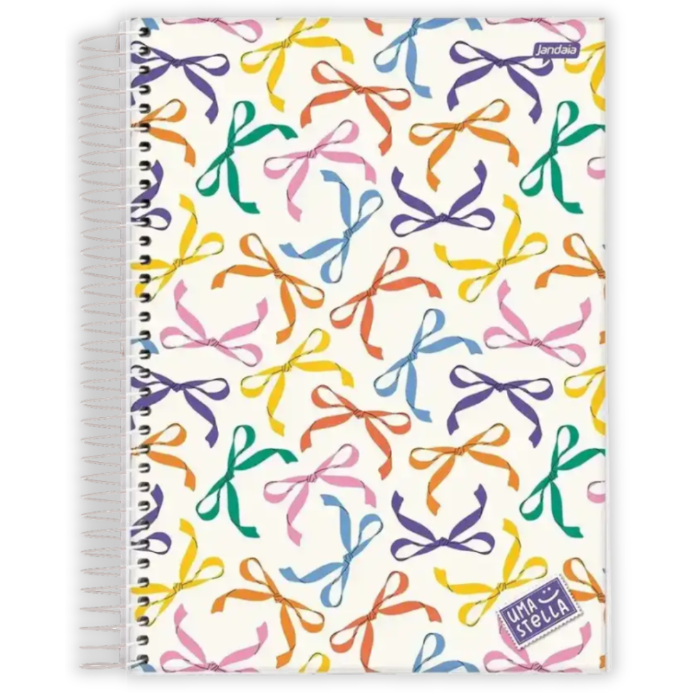 Caderno com Espiral Universitário Uma Stella 1 Matéria Jandaia - #7