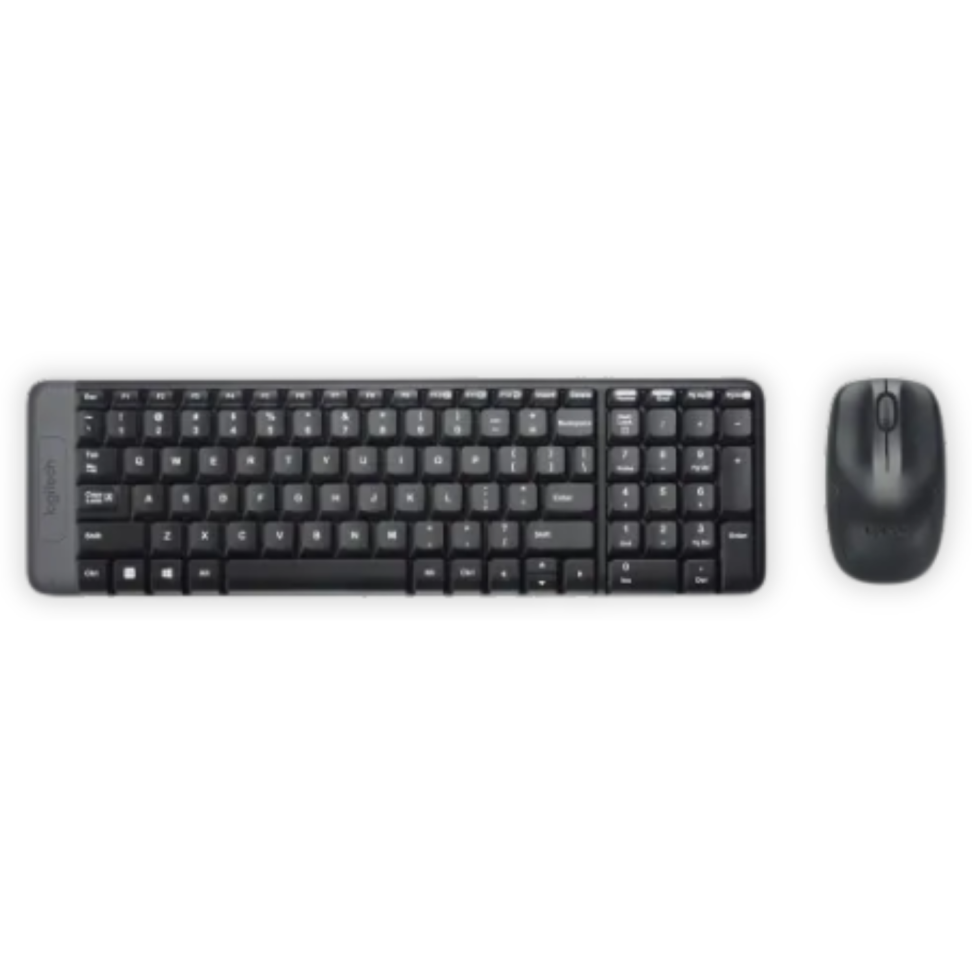 Kit Teclado e Mouse MK220 Sem Fio Logitech