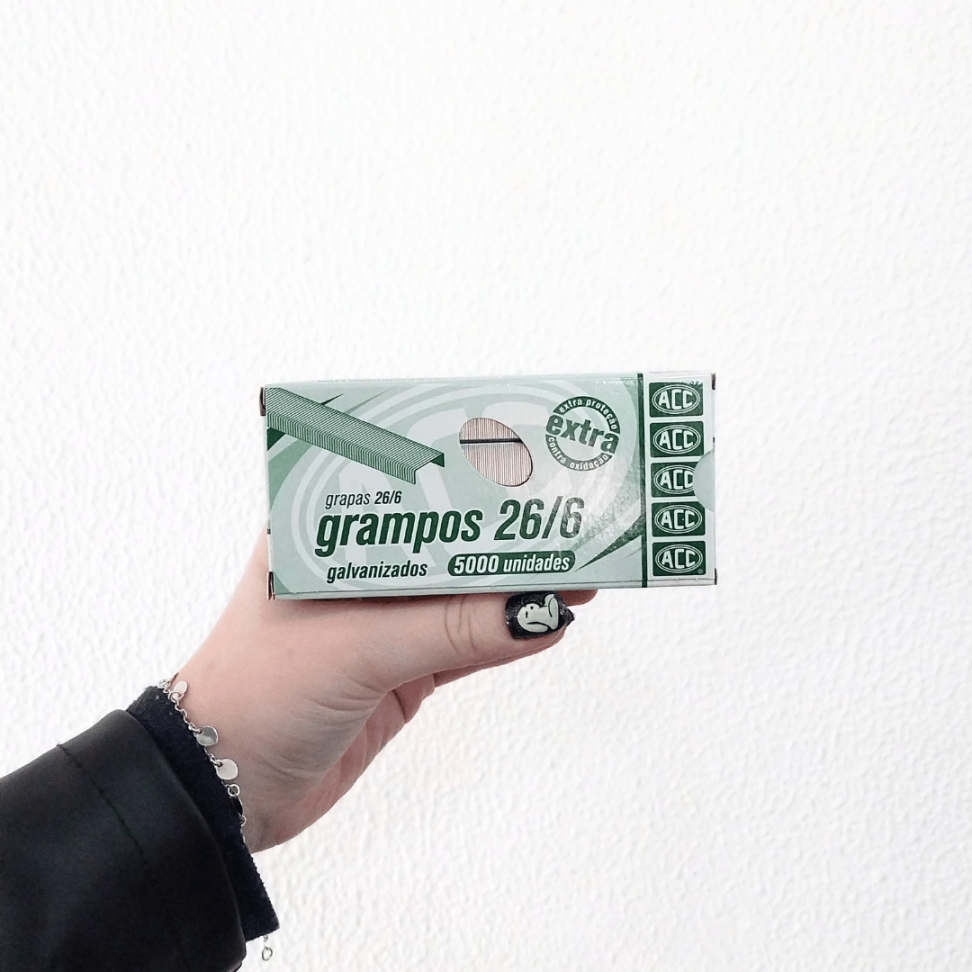 Grampos 26/6 Galvanizados 5000 Unidades ACC - #3