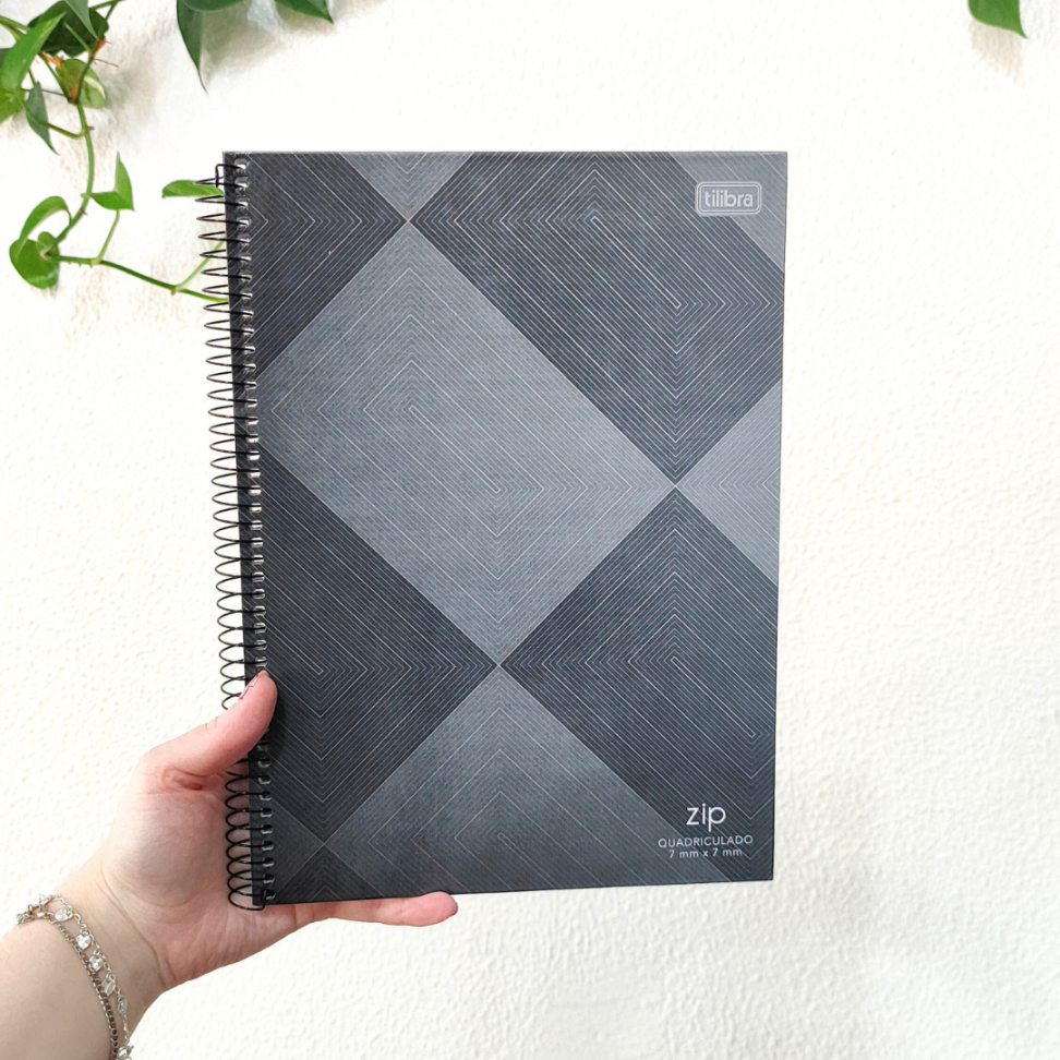 Caderno Quadriculado 7mm x 7mm Zip B Tilibra - #1