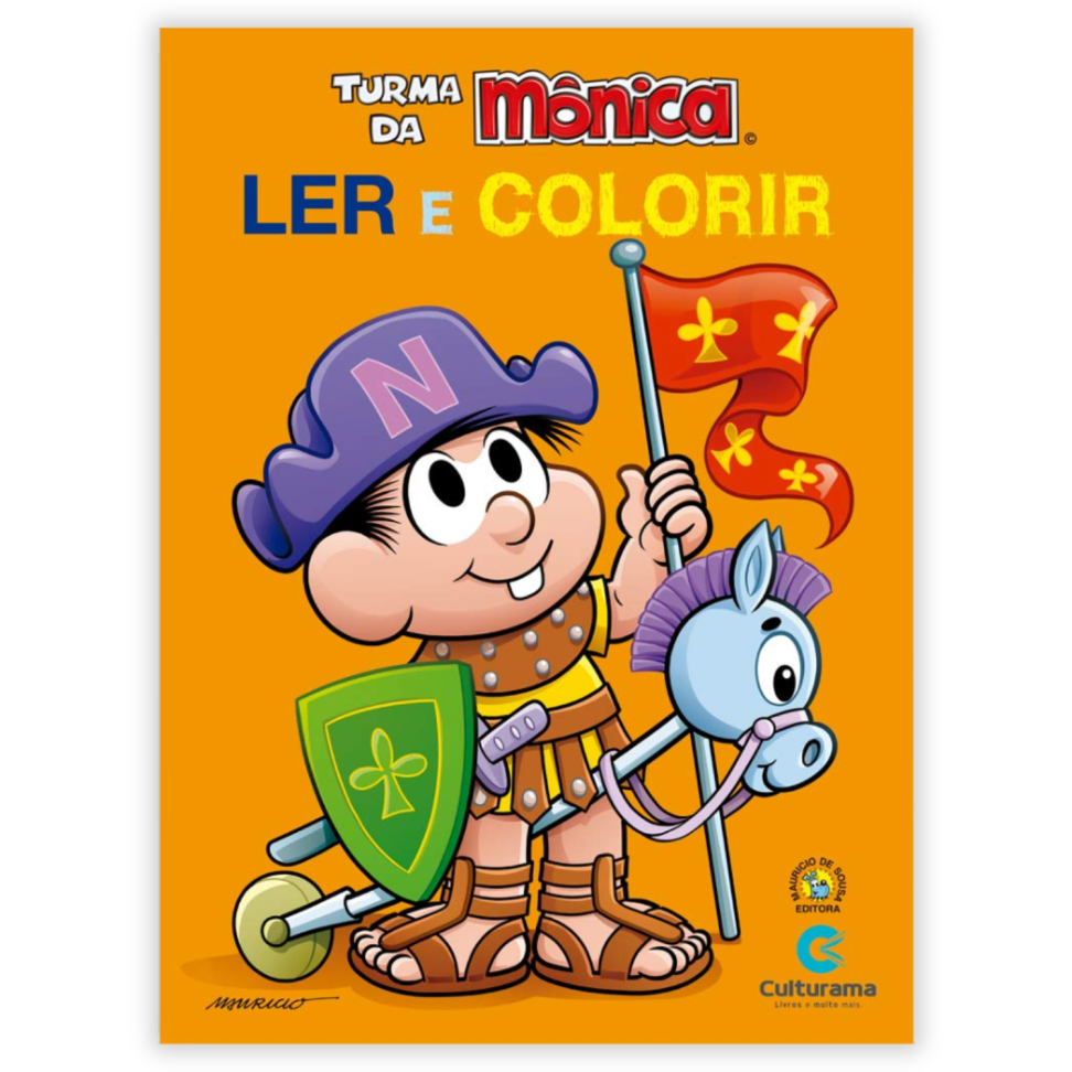 Livro Ler e Colorir Turma da Mônica Culturama - #4
