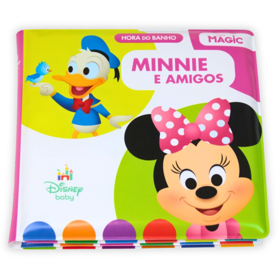 Livro Minnie e Amigos Hora do Banho Editora Magic