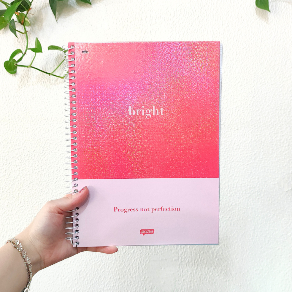 Caderno com Espiral Universitário Bright 1 Matéria Jandaia - #1