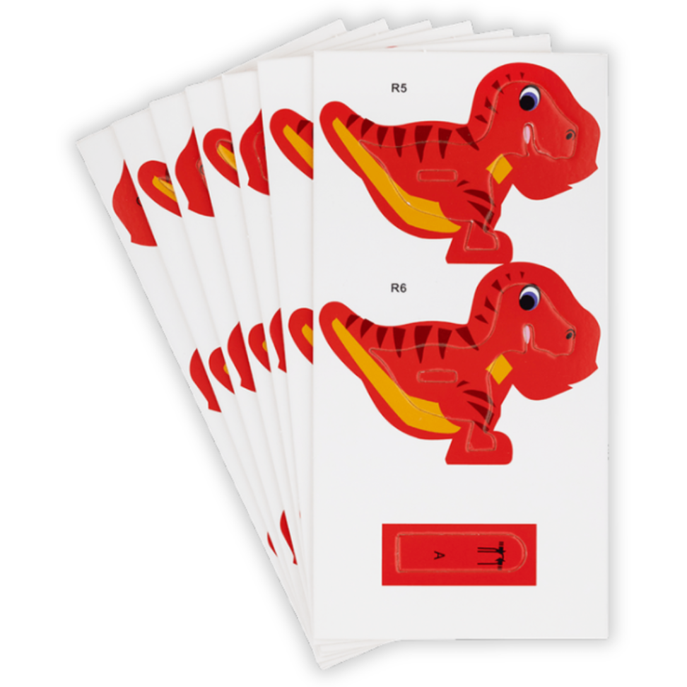 Quebra-Cabeça 3D Dino 18 Peças Dipedu BRW - #2