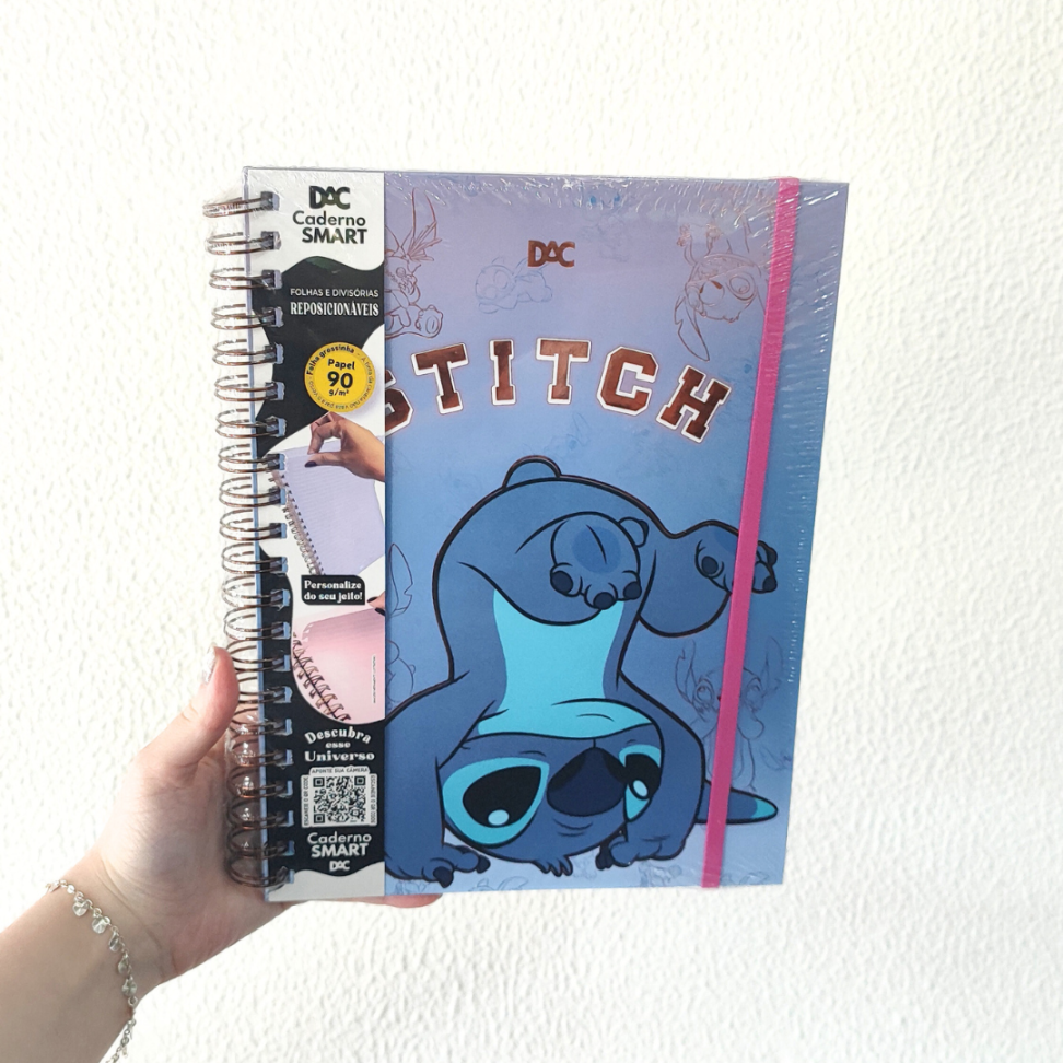 Caderno Inteligente Universitário Stitch Smart 1 Matéria DAC - #6