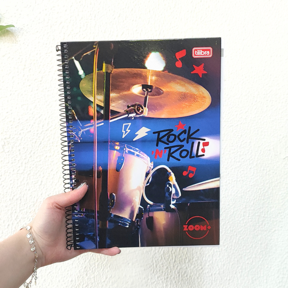 Caderno com Espiral Universitário 1 Matéria Zoom+ Masculino Tilibra - #1