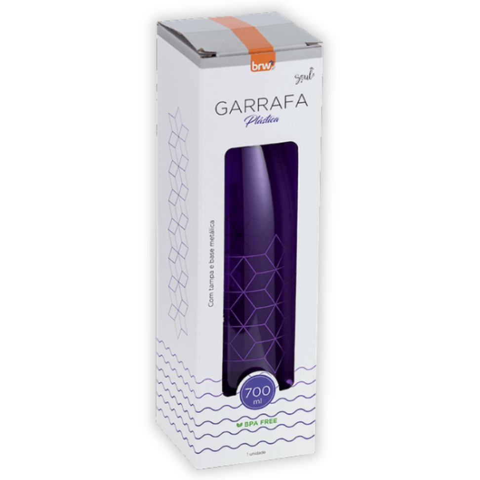 Garrafa Plástica Roxo 700ml BRW - #1