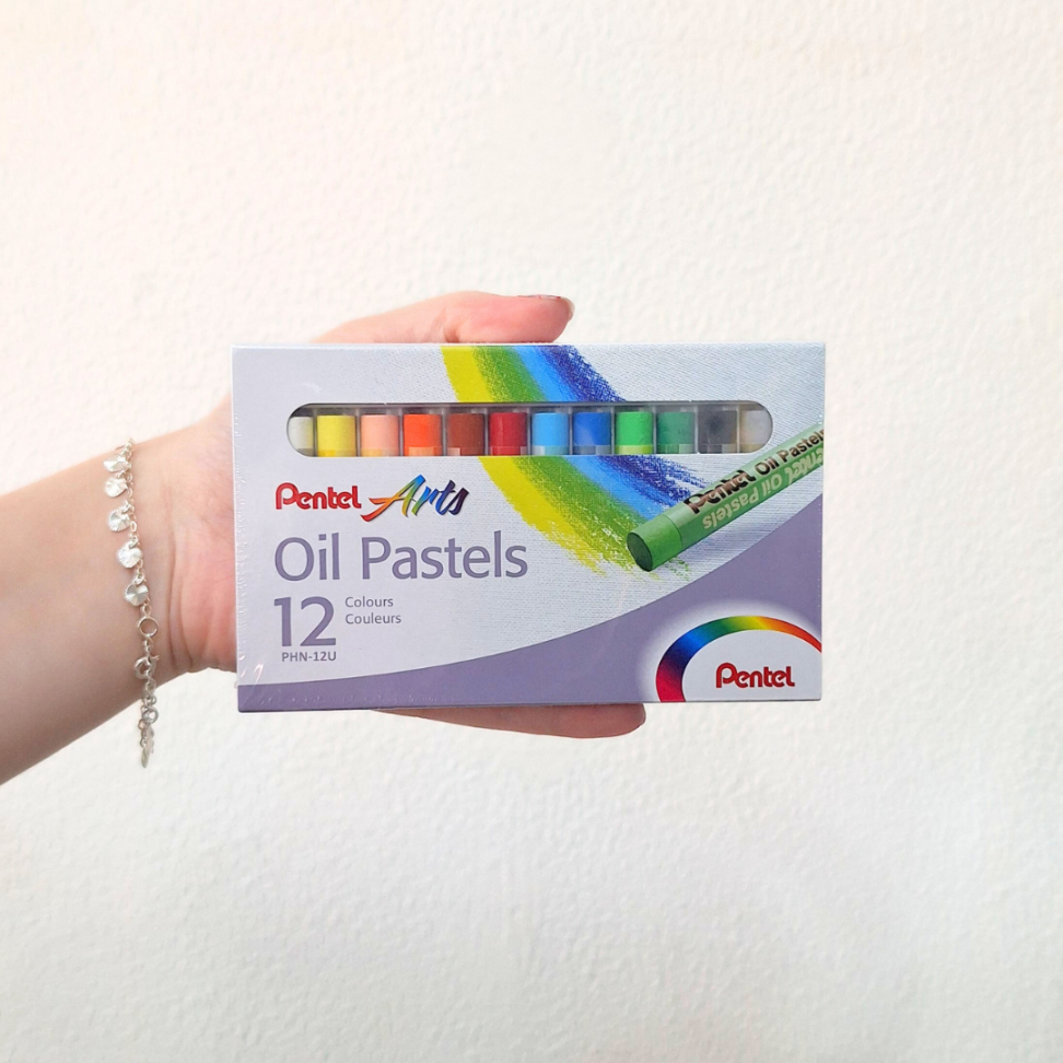 Giz Pastel Oleoso 12 Cores Arts Pentel - #1