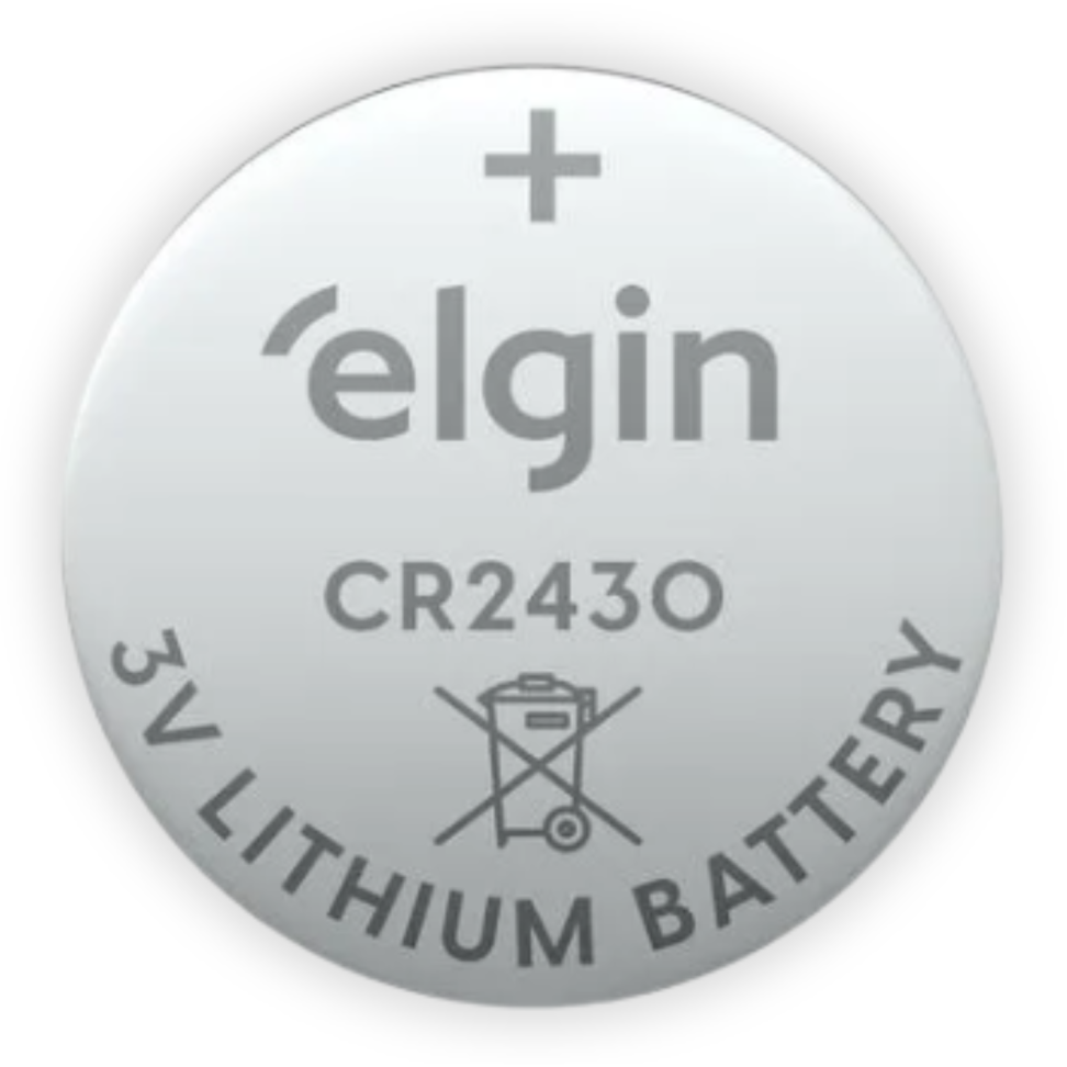 Bateria de Lítio 3V CR2430 Elgin