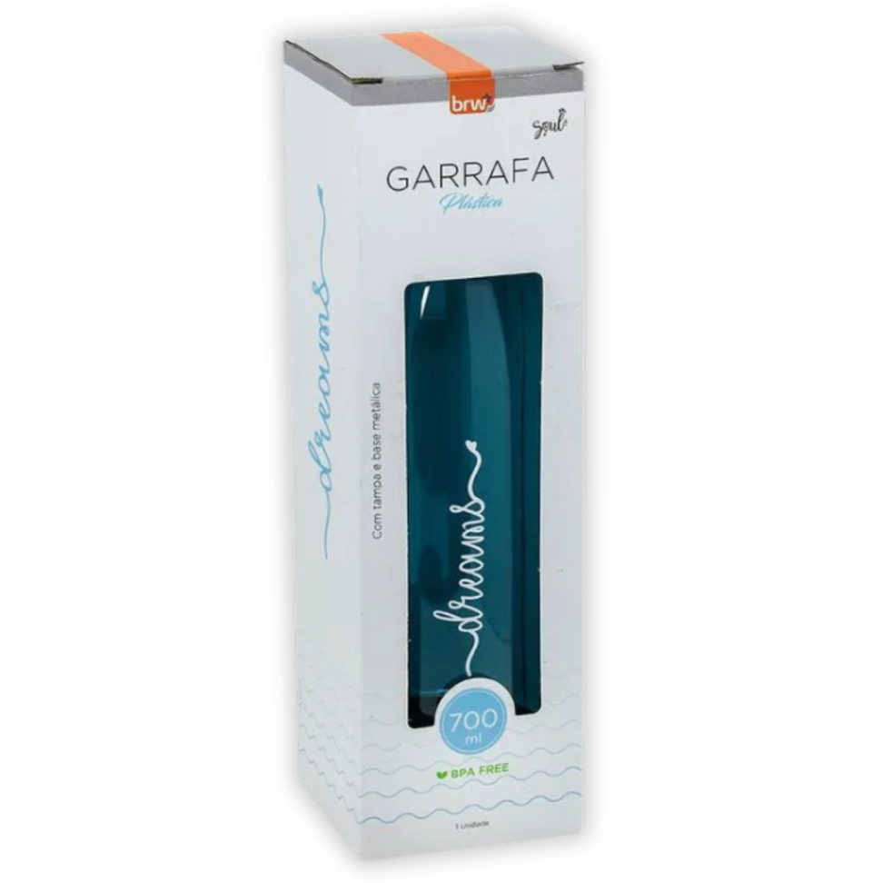 Garrafa Plástica Azul 700ml BRW - #1