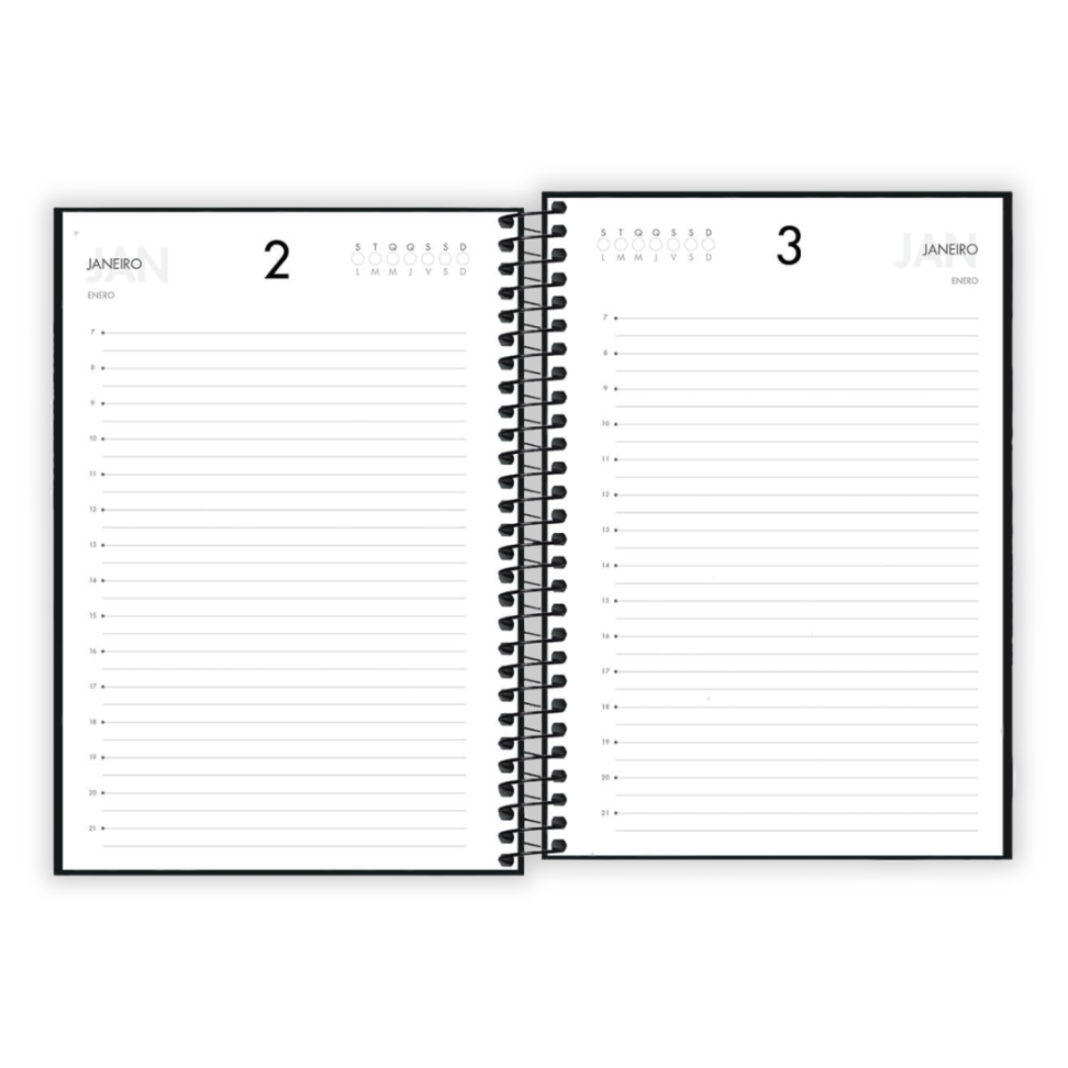 Agenda Espiral Executiva Permanente Pequena Napoli Tilibra - #4