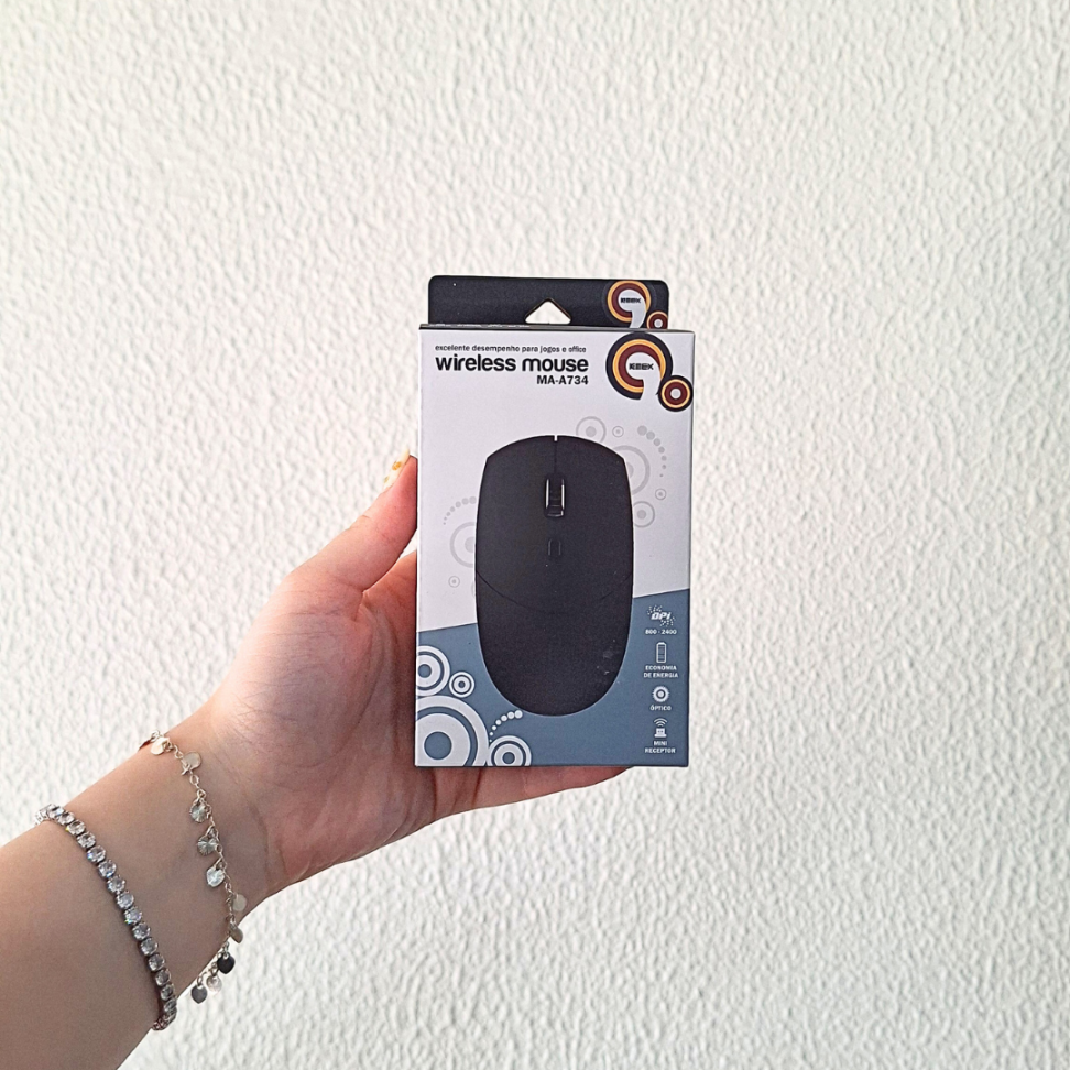 Mouse Wireless sem Fio MA-A734 K-MEX - #1