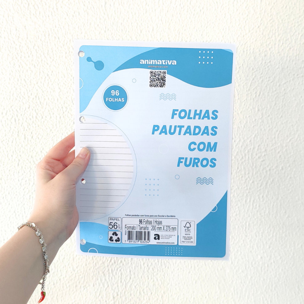 Refil para Fichário 96 Folhas Animativa - #3