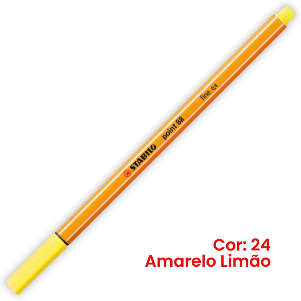 Caneta Hidrográfica Point 88 0.4 Stabilo - #6