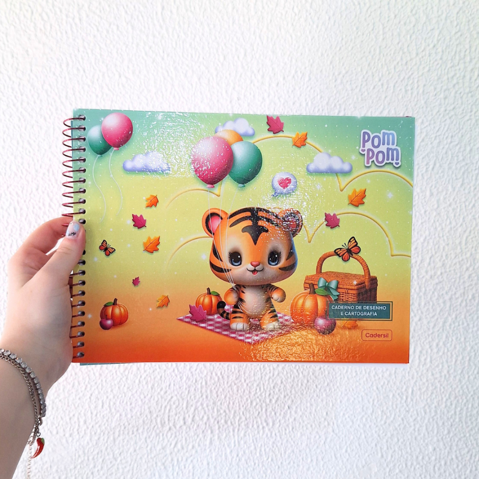 Caderno de Cartografia e Desenho Pom Pom Cadersil - #9