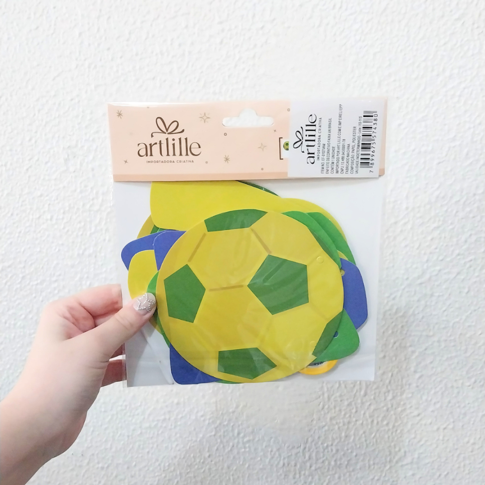Letreiro Decorativo Vai Brasil Art Lille - #4