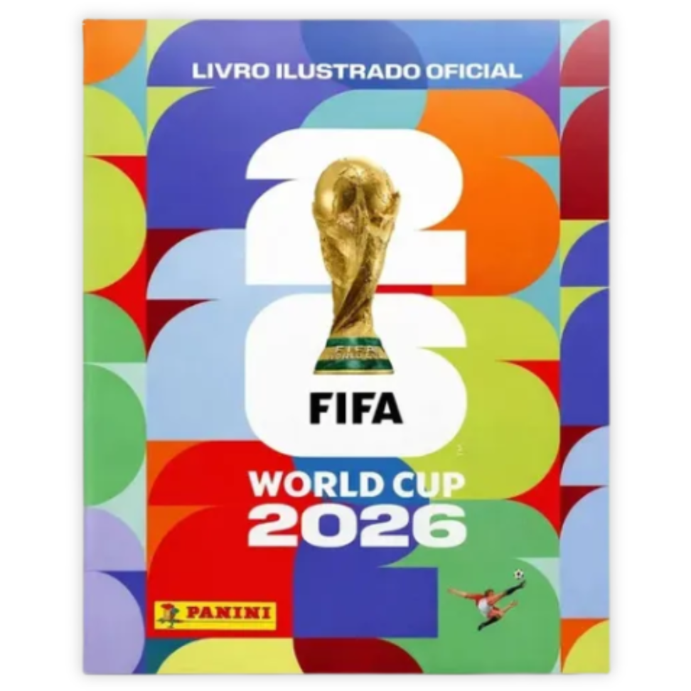 Álbum de Figurinhas Oficial Copa do Mundo 2026 Capa Flexível Panini