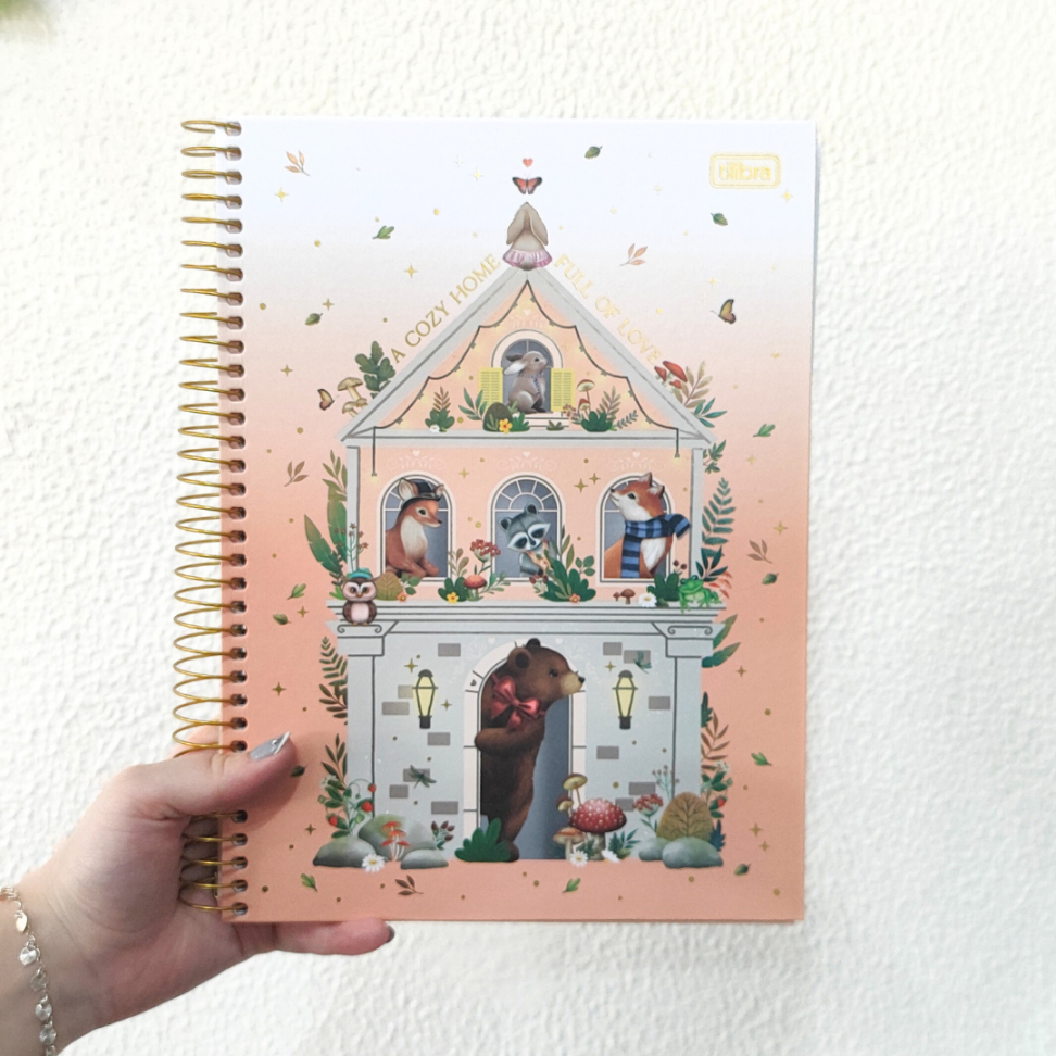 Caderno com Espiral Universitário Loveland 10 Matérias Tilibra - #1