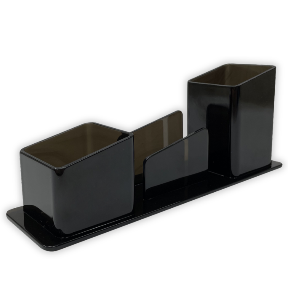 Porta Canetas Triplo Acrílico 3034 Color Dello - #2