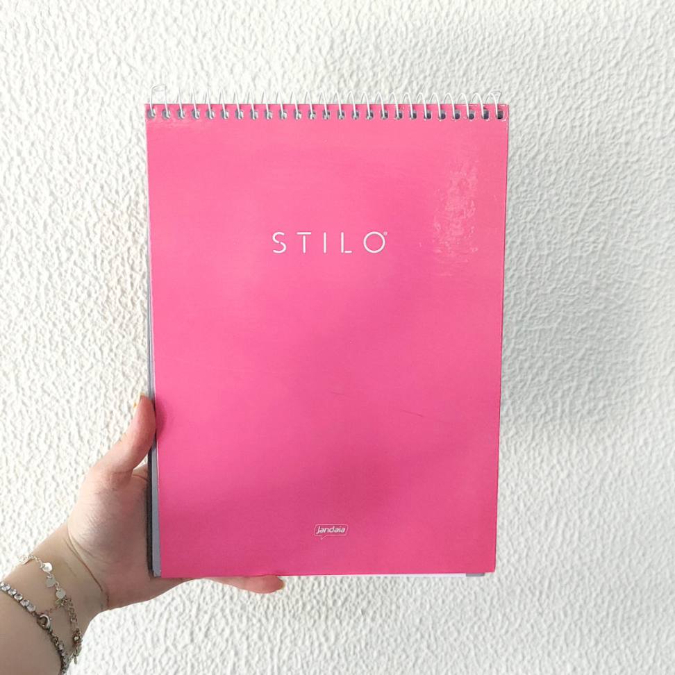 Caderno com Espiral Vertical Stilo Jandaia - #7