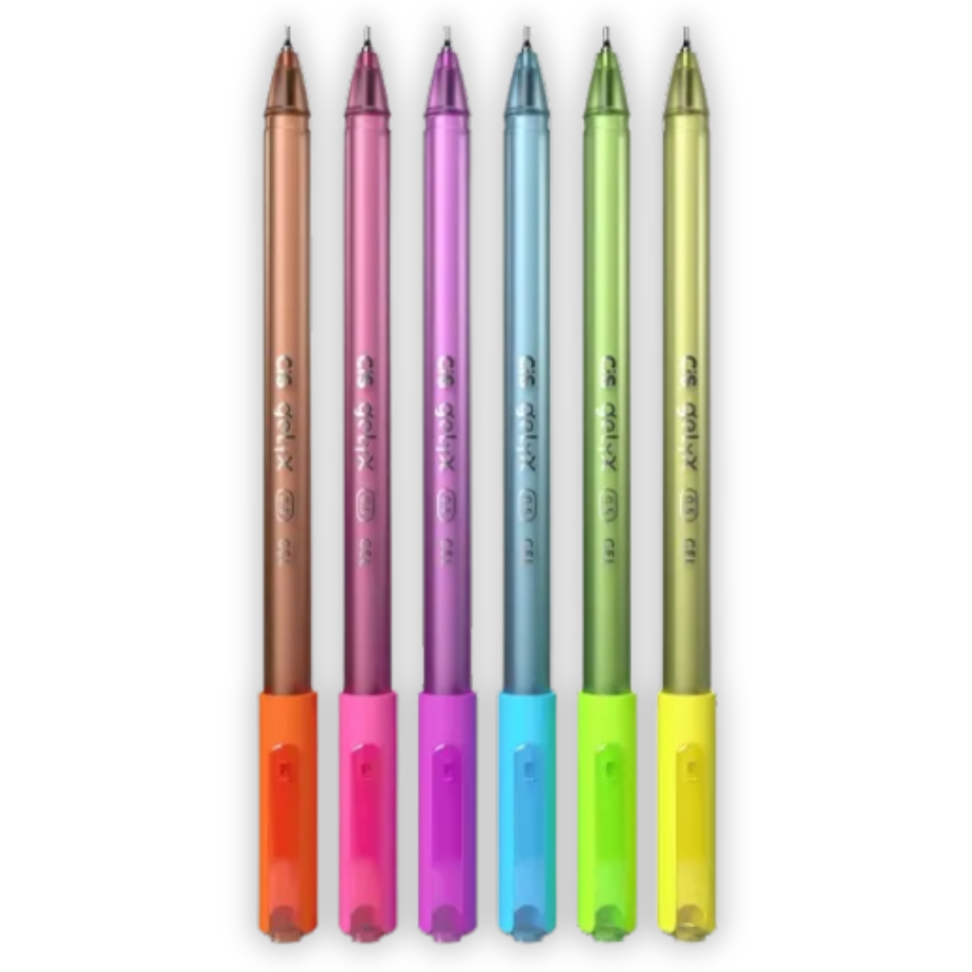 Caneta Gel 6 Cores Neon Gelyx 1.0 CiS - #3
