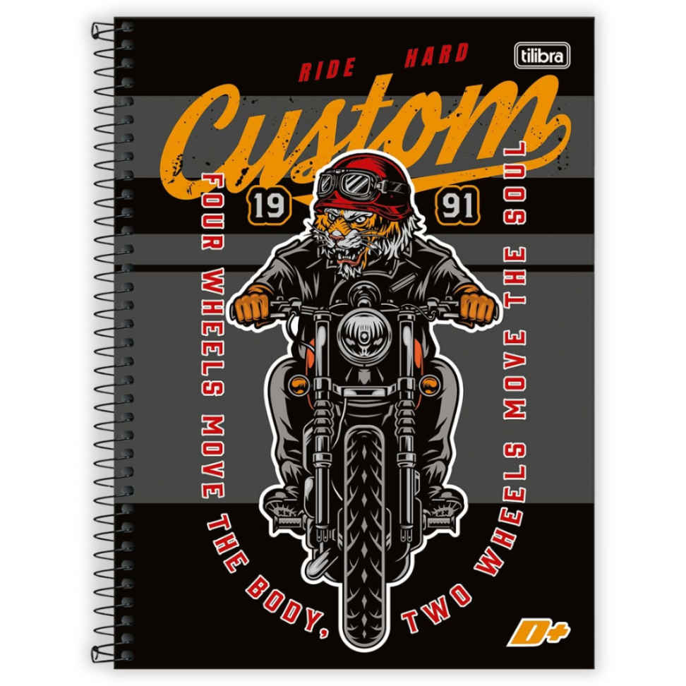 Caderno com Espiral Universitário 1 Matéria D+ Mascuino Tilibra - #6