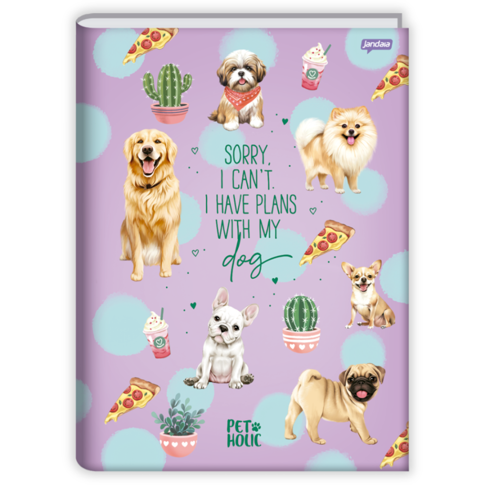 Caderno Brochura Pet Holic Jandaia - #1
