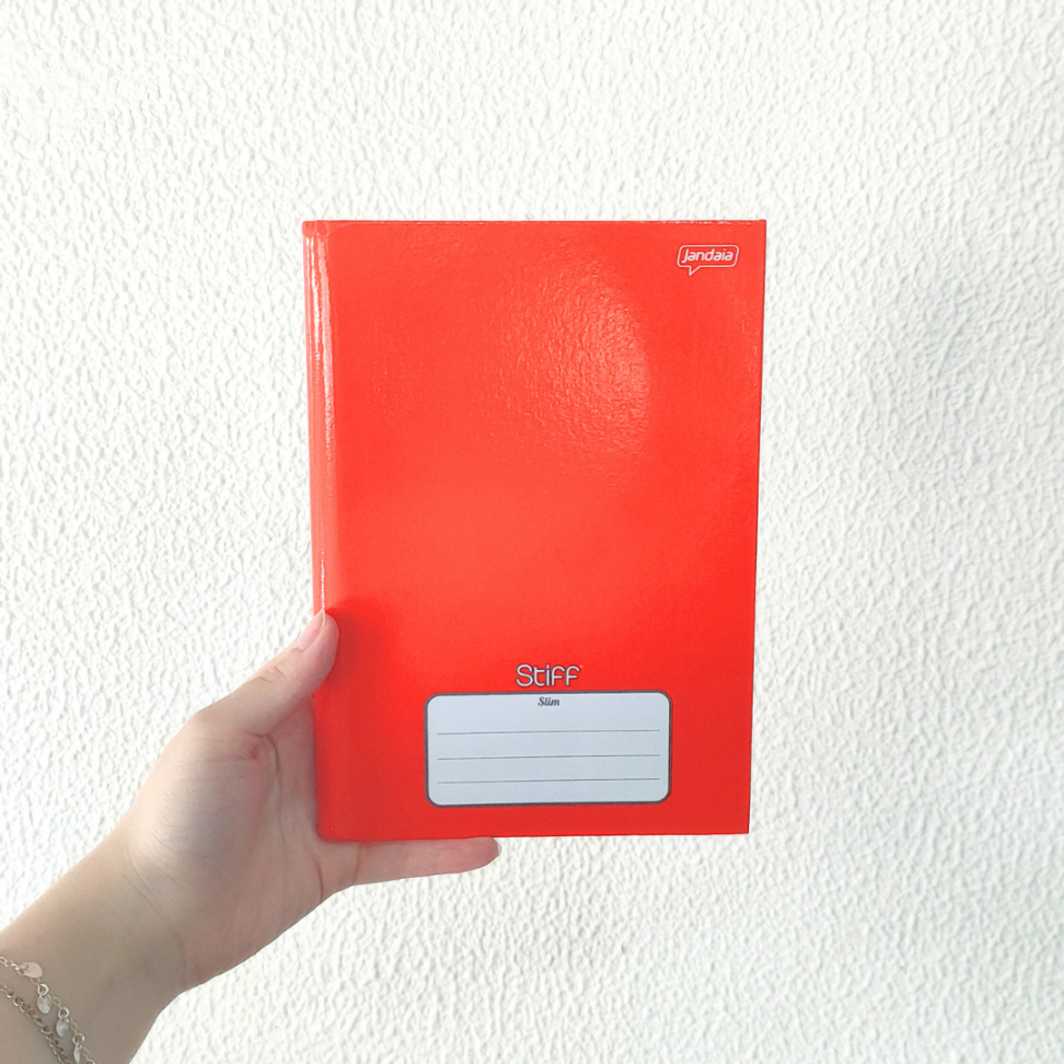 Caderno Brochura 80 Folhas Pequeno 1/4 Stiff Jandaia - #8