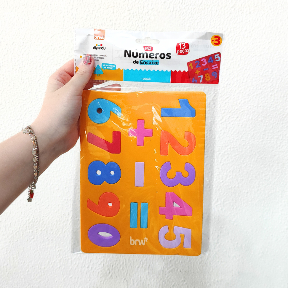 Números de Encaixe EVA 13 Peças Dipedu BRW - #1