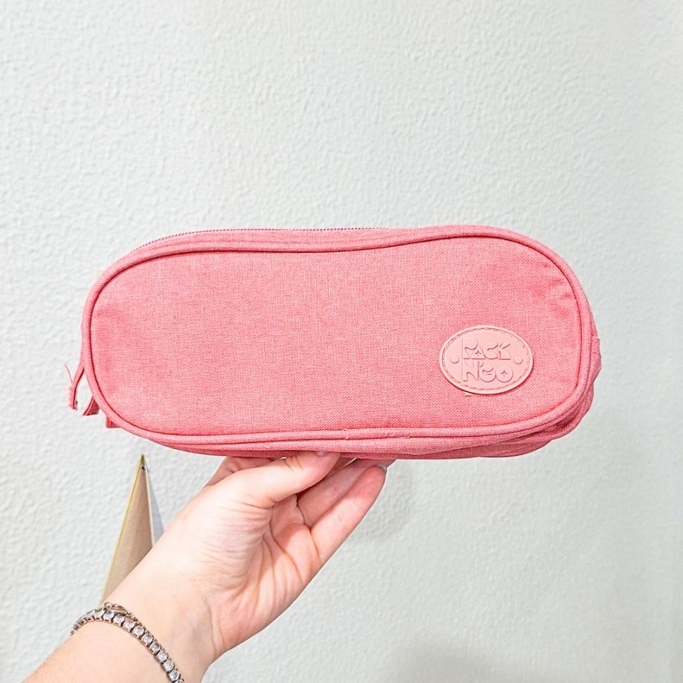 Estojo Triplo Jeans Rose Packn'Go - #1