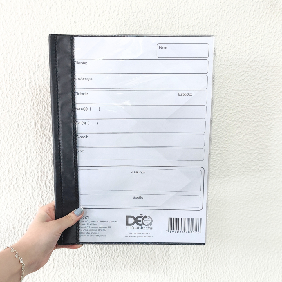 Pasta para Propostas com Presilha Déo Plásticos - #3