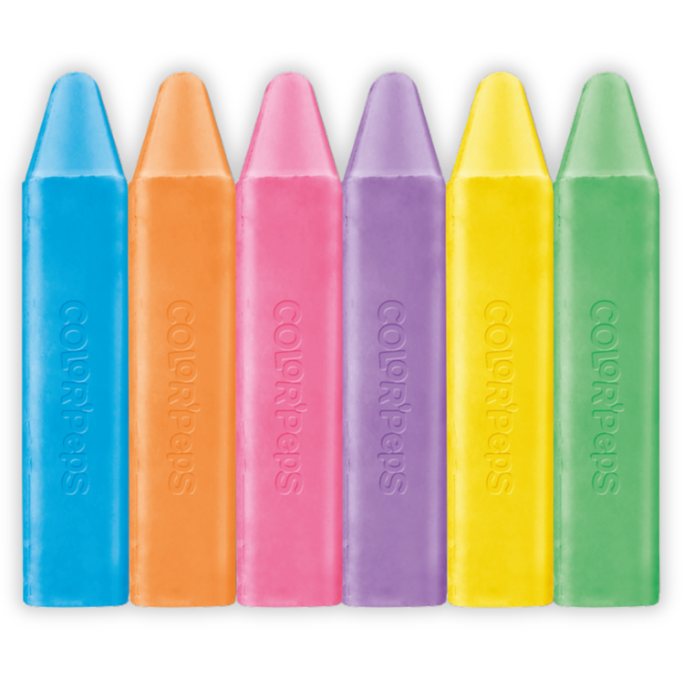 Giz de Chão 6 Cores Color'Peps Maped - #2
