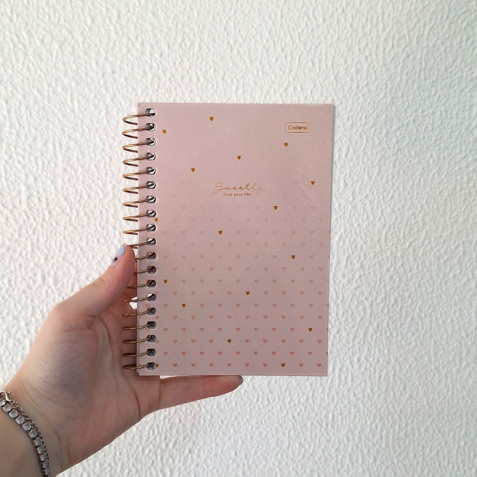 Caderneta com Espiral Sweetly Cadersil - #9