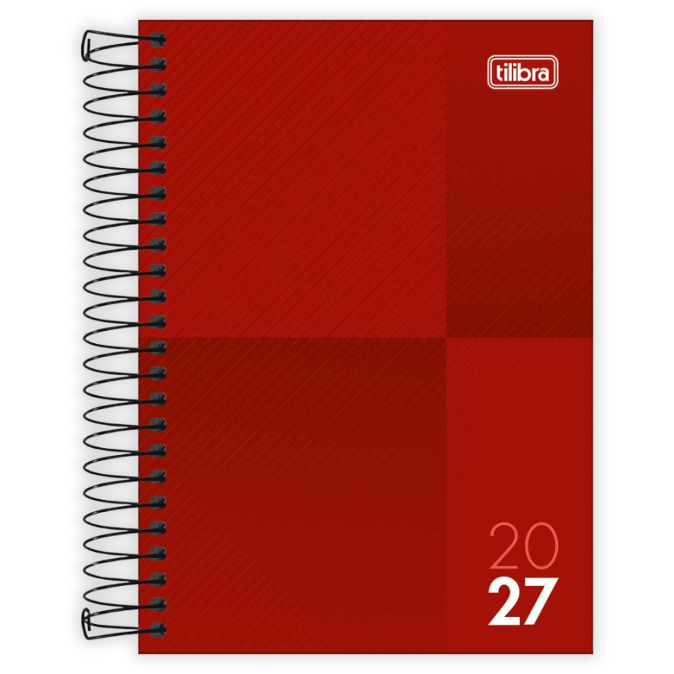 Agenda com Espiral Executiva Diária Pequena Zip B 2027 Tilibra - #4