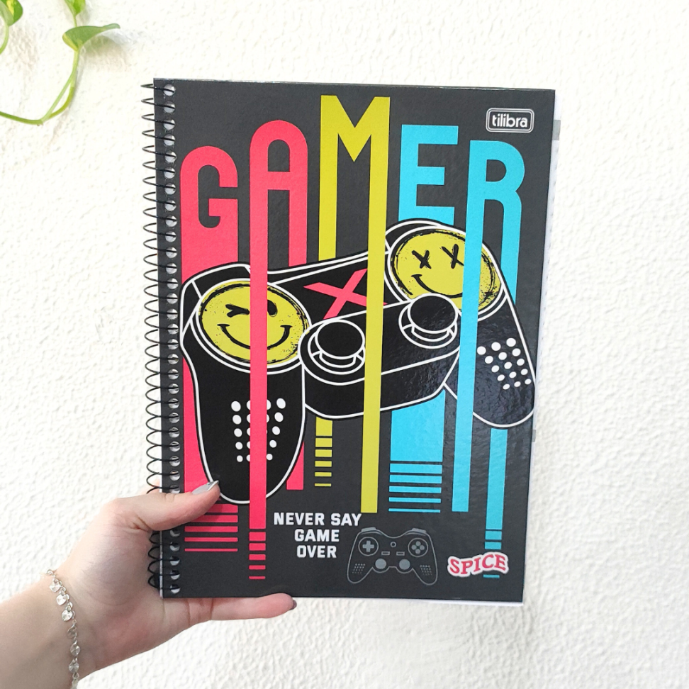 Caderno com Espiral Universitário 1 Matéria Spice Masculino Tilibra - #1
