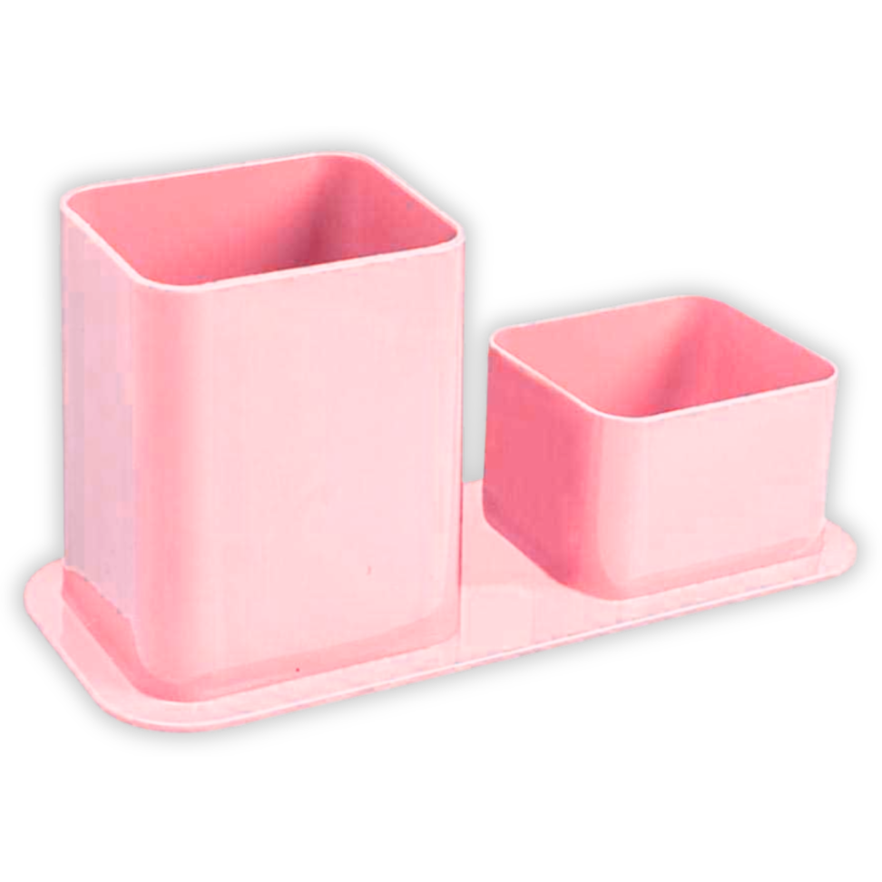 Porta Canetas Duplo Acrílico Color Dello - #2