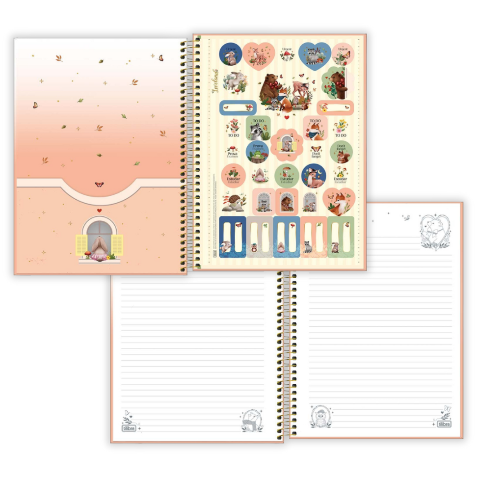 Caderno com Espiral Universitário Loveland 10 Matérias Tilibra - #1
