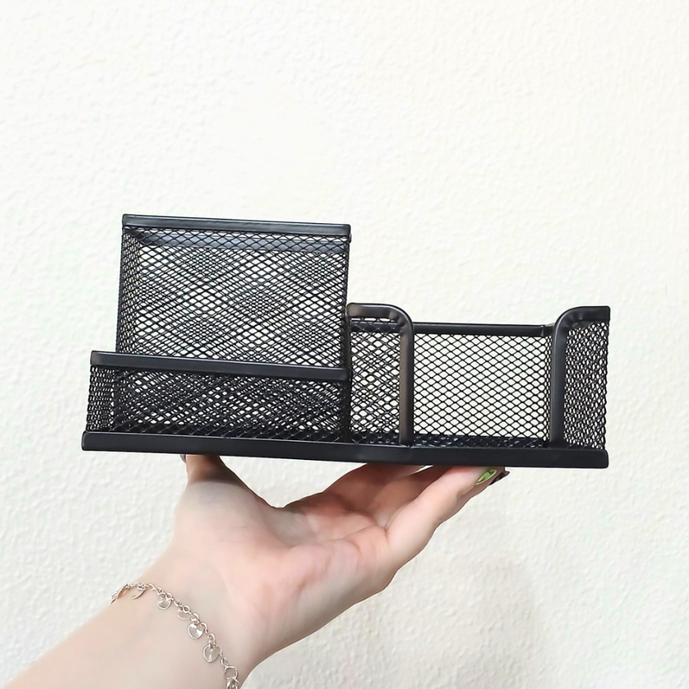 Porta Objetos Aramado Preto OR5121 BRW - #2