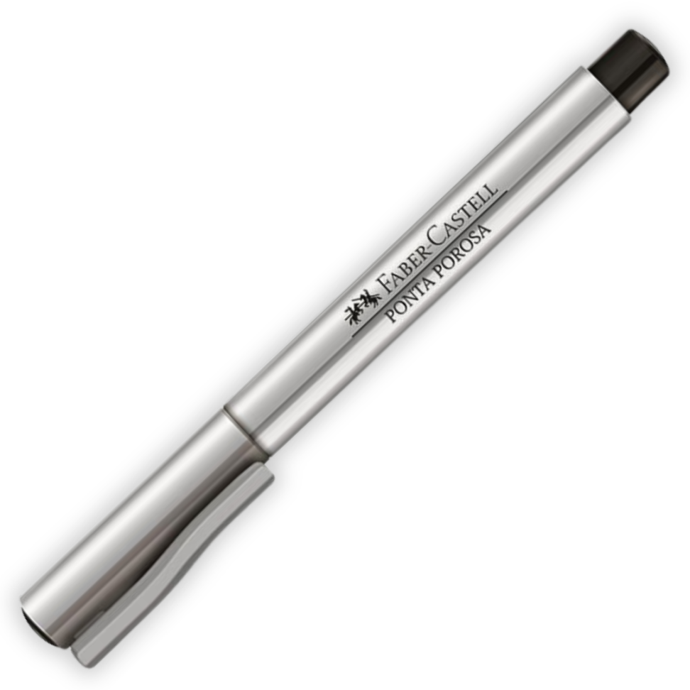Caneta Hidrográfica Ponta Porosa Faber-Castell - #2