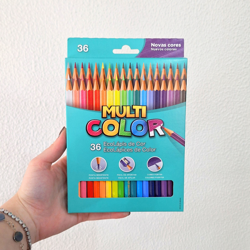 Lápis de Cor 36 Cores Multicolor - #3