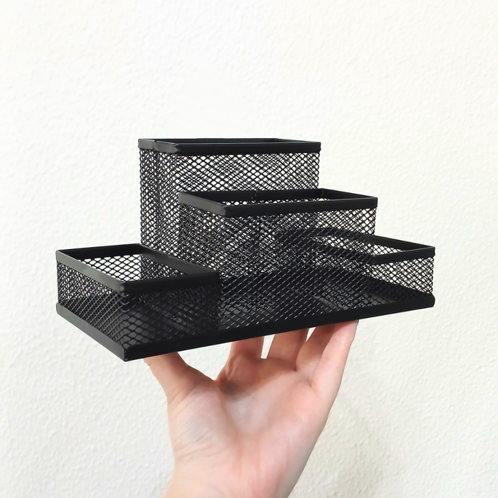 Porta Objetos Aramado Preto OR5161 BRW - #3