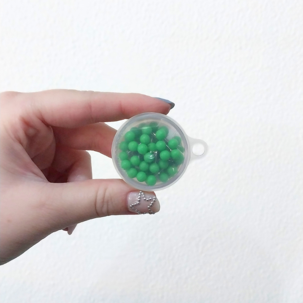 Alfinete para Mapa Tipo Bola Verde Claro 5mm 50 Unidades ACC