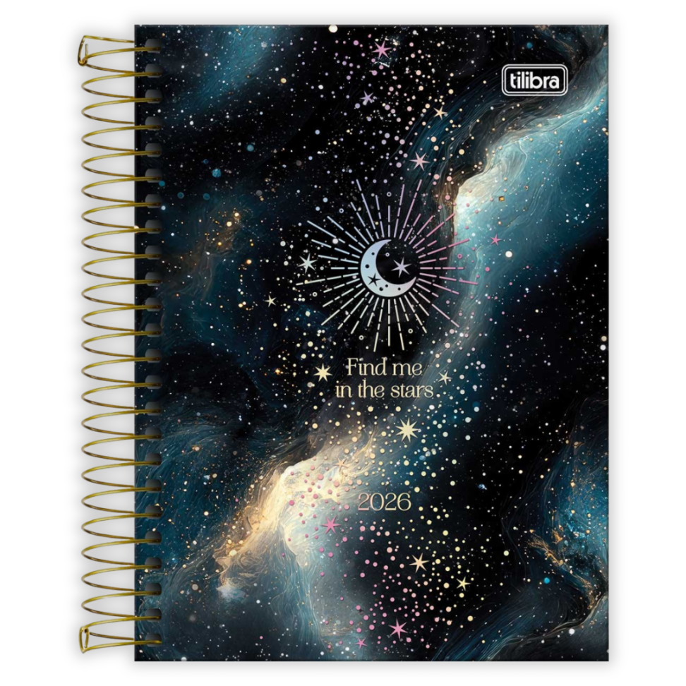 Agenda Espiral Diária Pequena Magic 2026 Tilibra - #4