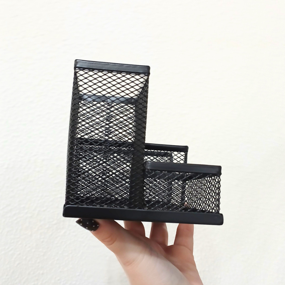 Porta Objetos Aramado Preto OR5121 BRW - #4