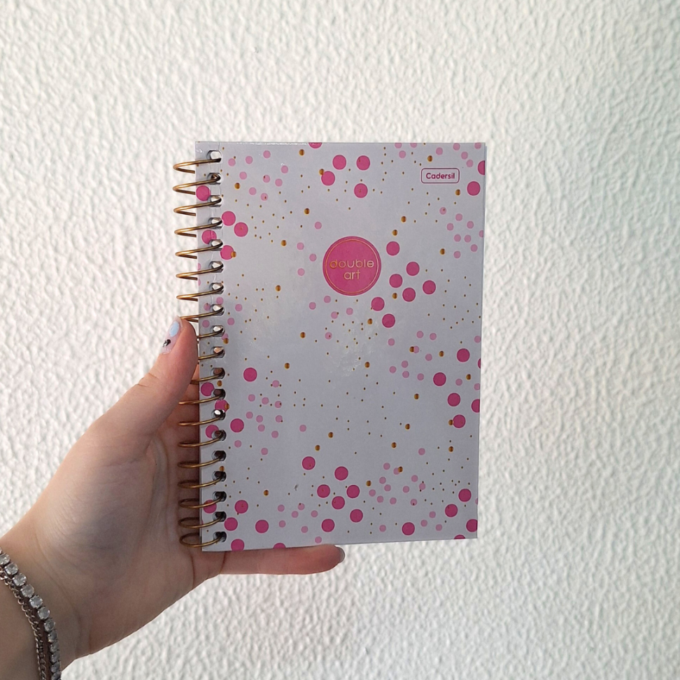 Caderneta com Espiral Double Art Cadersil - #6